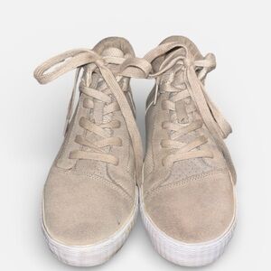 TOMS Camila' Suede Canvas High Top Sneaker Size 8